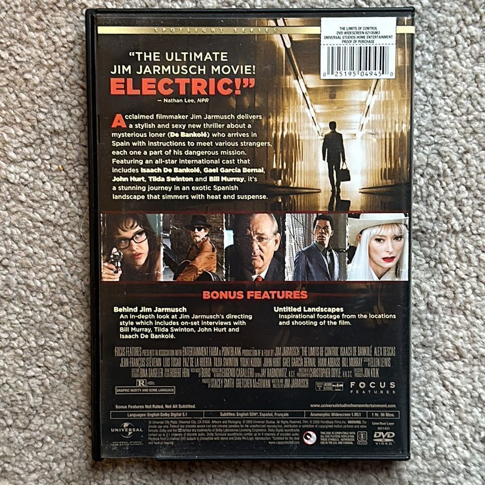 “Limits of Control” DVD! - Picture 2 of 5